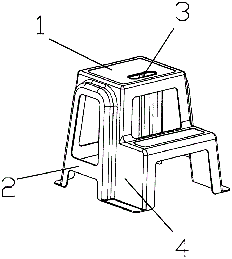 一种双层塑料凳的制作方法