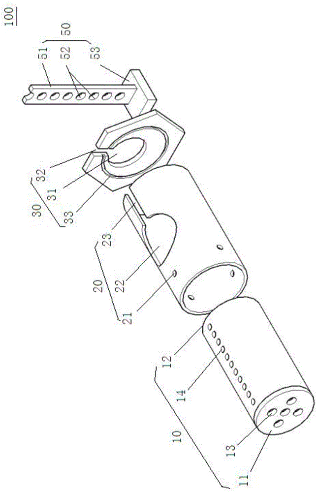 用于电磁辐射环境中测温的大鼠固定器的制作方法