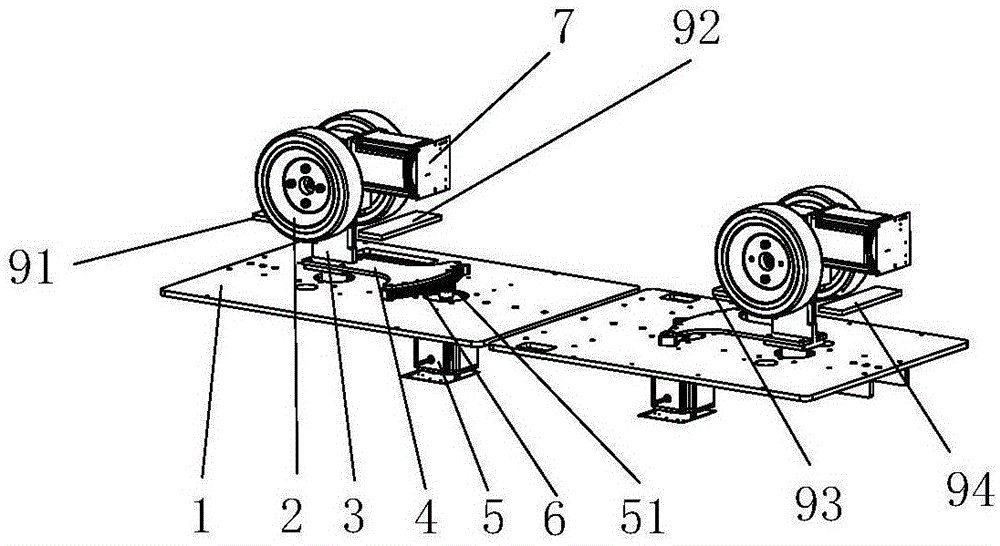 悬挂式机器人导轨方向定位装置及其定位方法与流程