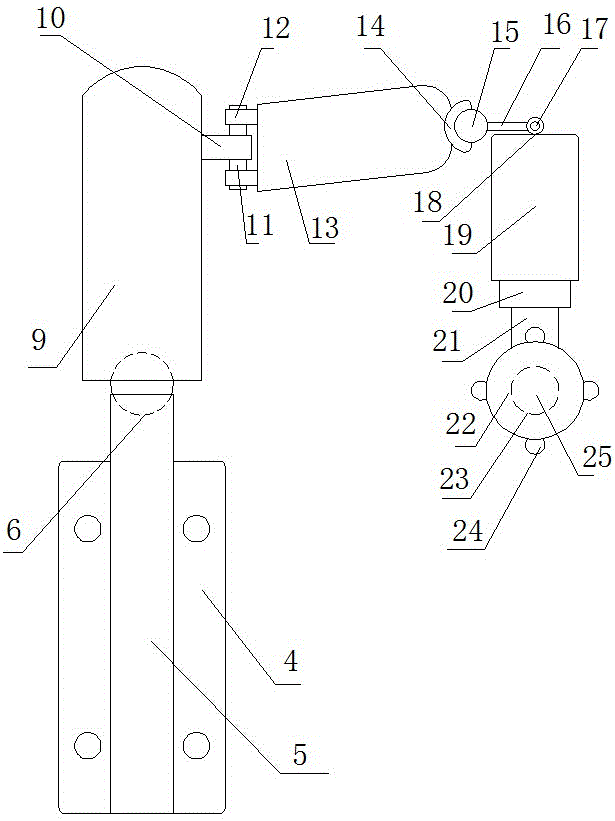 一种电茶炉防干烧检测装置连接架的制作方法