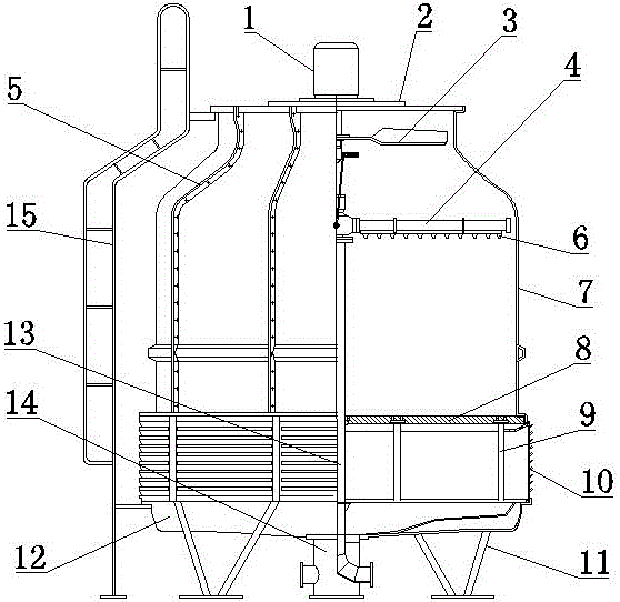 一种节水环保型冷却塔的制作方法