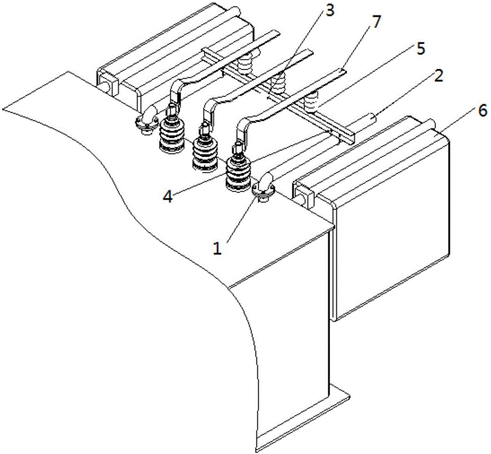 一种变压器套管母线支柱绝缘子安装支架的制作方法