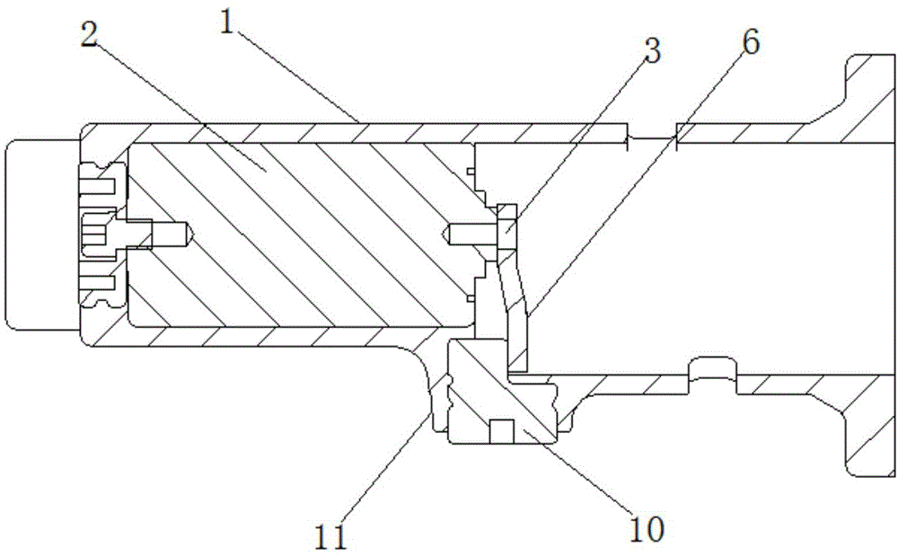 一种固封极柱动端接头结构的制作方法