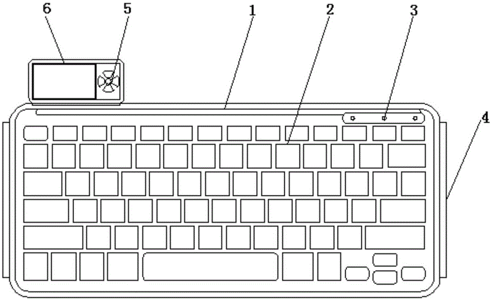 一种边缘均匀透光的键盘的制作方法