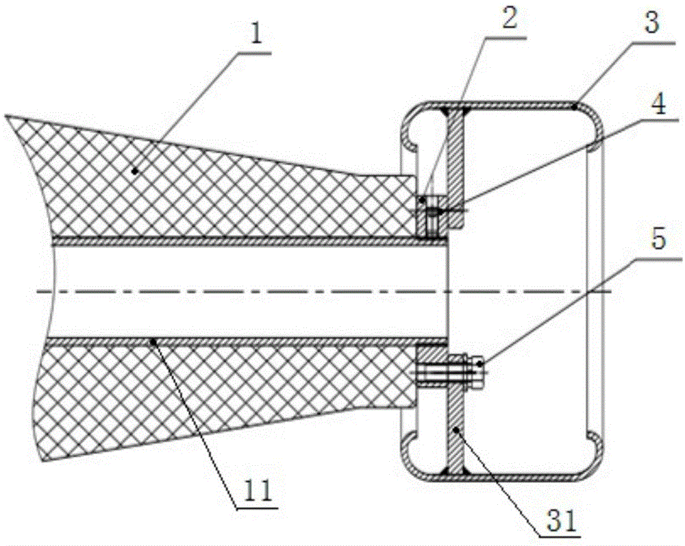 一种变压器套管油端屏蔽防松脱结构的制作方法