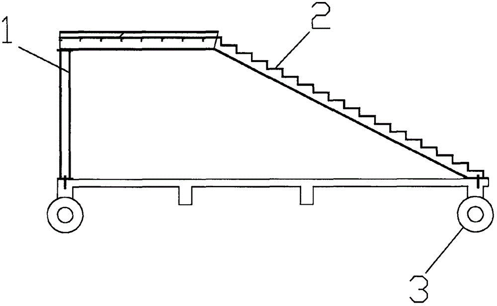 一种移动楼梯的制作方法