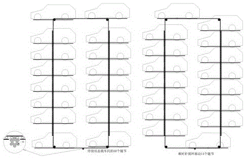 多排横向停放垂直循环立体机械停车场的制作方法