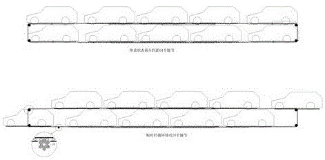 单排横向停放水平循环立体机械停车场的制作方法