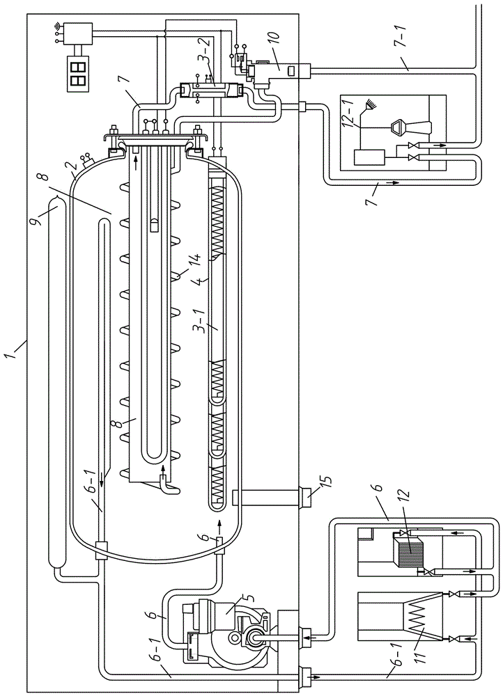 储水式光波加热并有盘管的电壁挂炉的制作方法