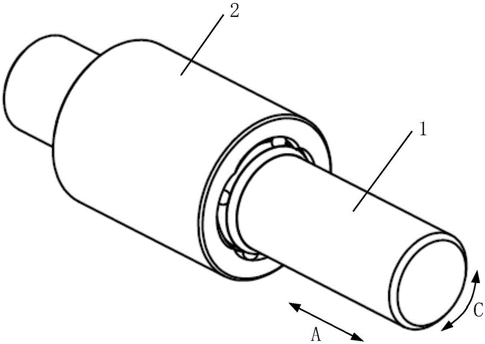 环纹丝杆配合螺纹轴套的滚珠丝杠的制作方法
