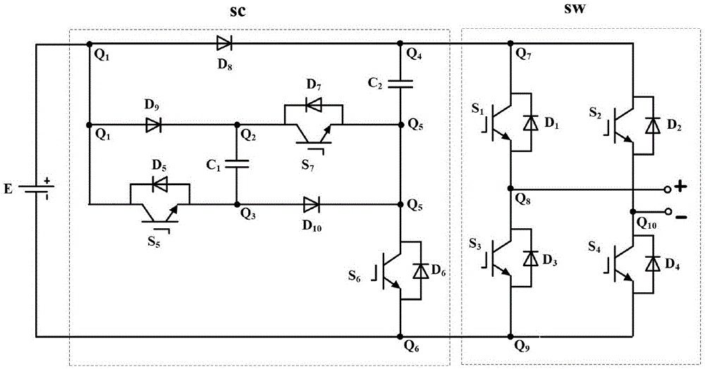 一种采用开关电容电路的电平逆变器的制作方法