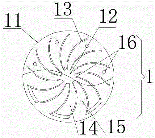 一种电子元器件散热用多头螺旋流道液体冷却器的制作方法