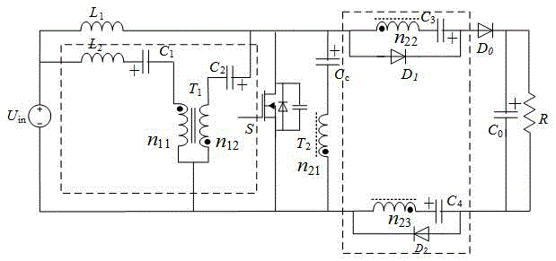 一种单管高增益零纹波DC-DC变换器的制作方法