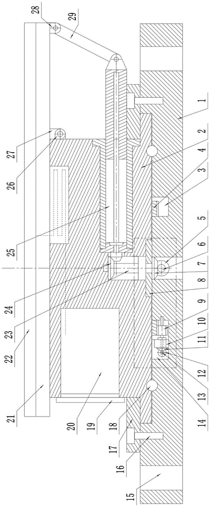 一种山区用光伏电站太阳能电板支撑旋转装置的制作方法