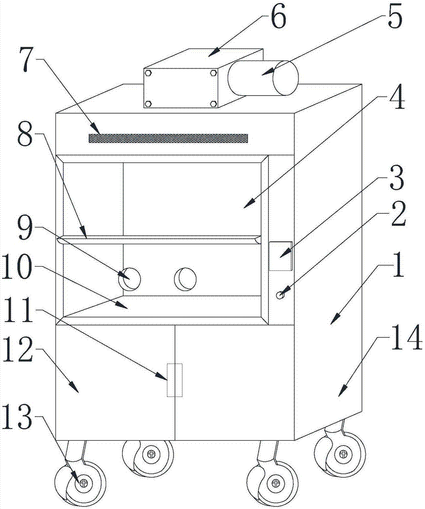 一种具有有害气体净化功能的通风柜的制作方法