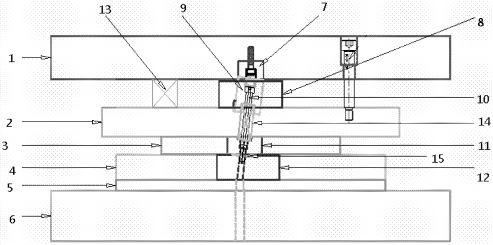 一种冲压模具斜冲孔结构的制作方法