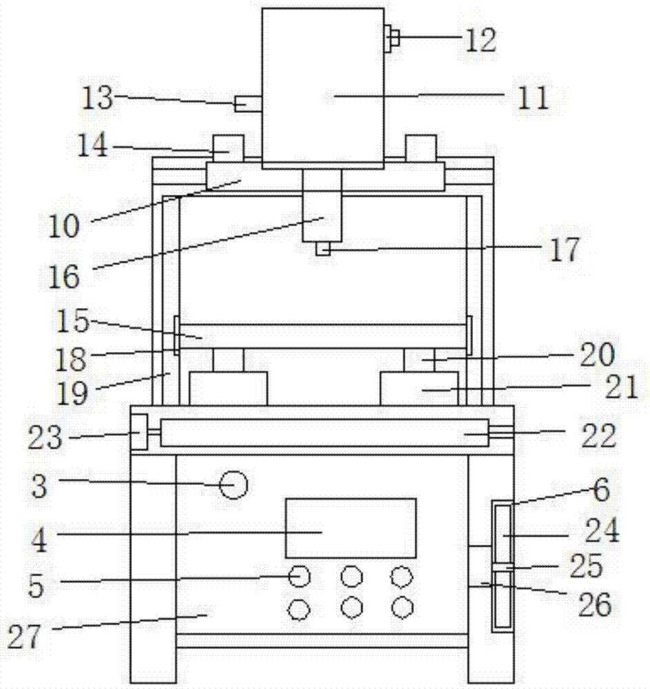一种角钢方钢液压冲孔机的制作方法