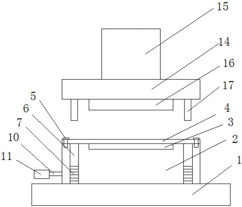 一种门锁基板的冲压模具的制作方法