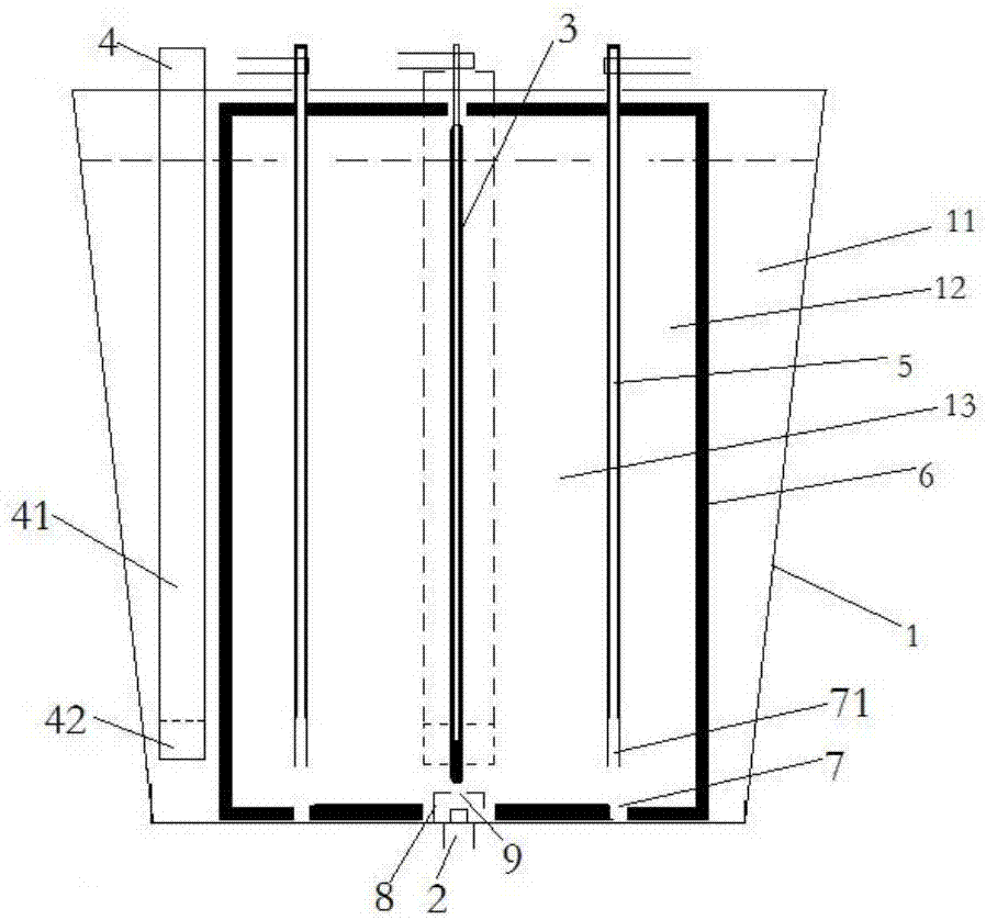 一种真空铸锭用中间包的制作方法