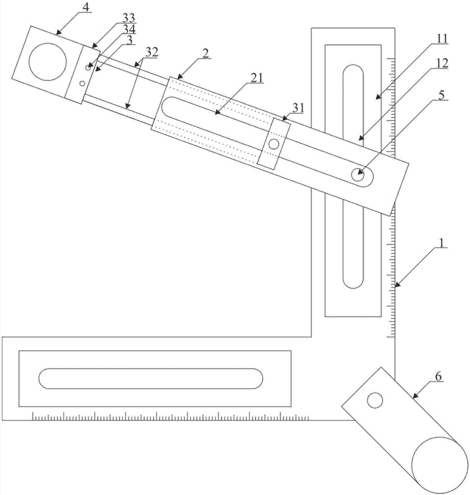 一种快速定位划线工具的制作方法