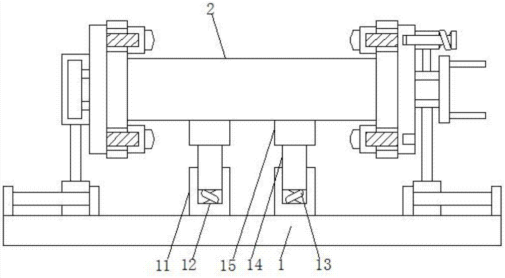 一种复合高分子管材加工定位装置的制作方法