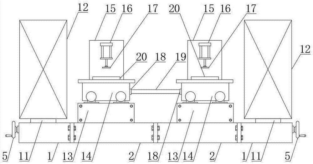 一种红木家具用精准型五碟出榫装置的制作方法