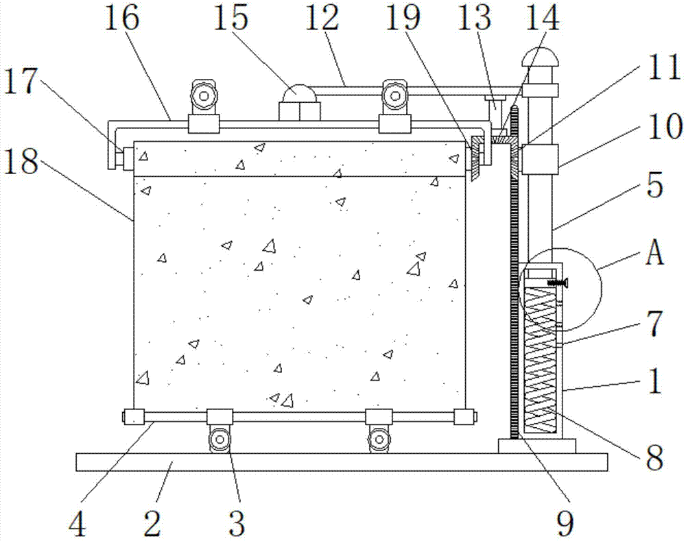 一种模具制造出模用伸缩式防溅帘的制作方法