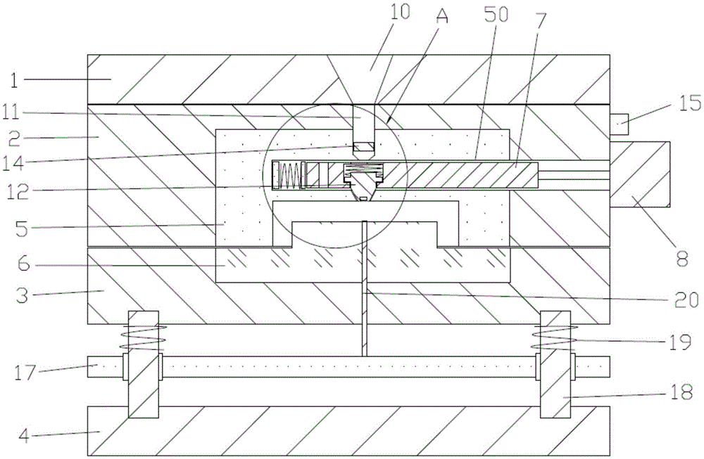 一种可消除水口的注塑模具的制作方法