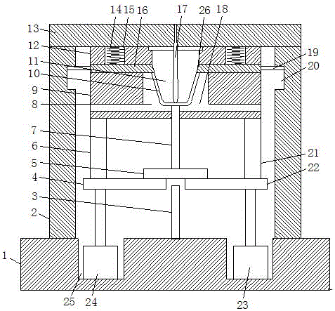 一种能够快速冷却的自动脱料注塑模具的制作方法