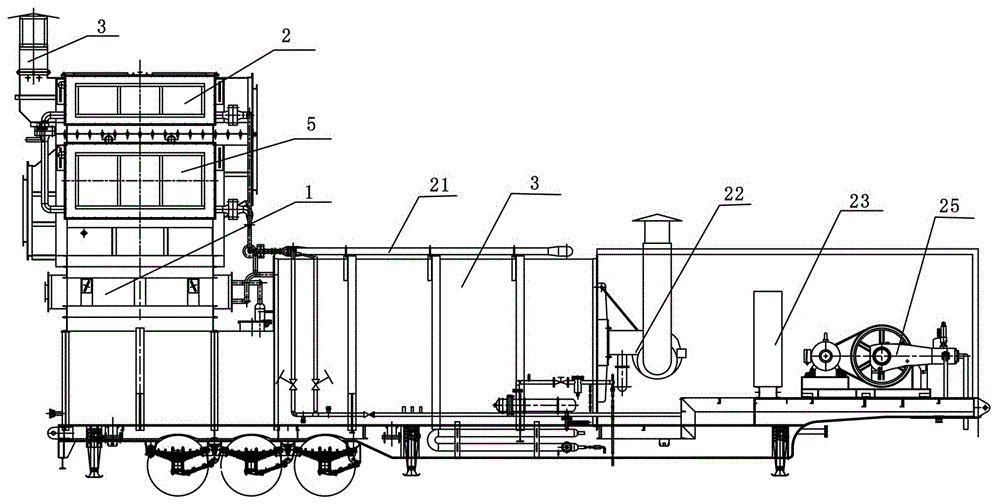 车载式直流蒸汽发生器的制作方法