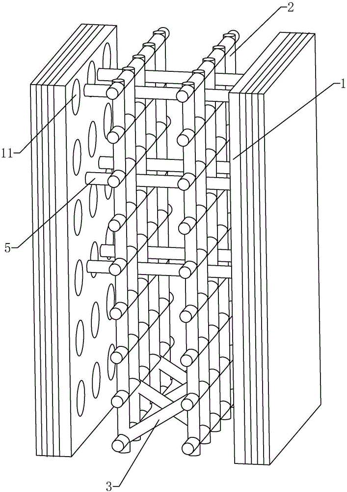 一种用于房屋建设的加固墙体的制作方法