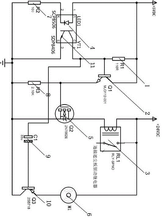 空调自动除尘控制电路的制作方法