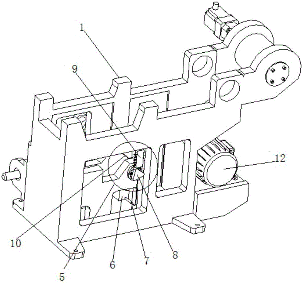 一种具备齿轮自动加油功能的商标印刷机的制作方法
