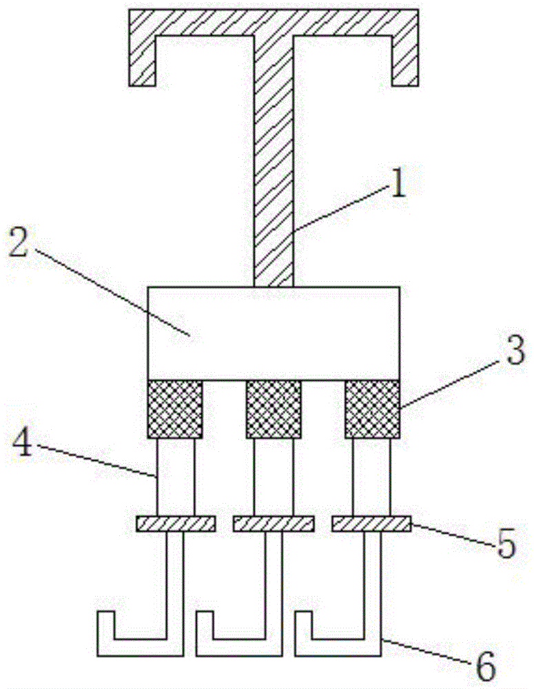 一种分类放置的硅胶密封圈悬挂装置的制作方法