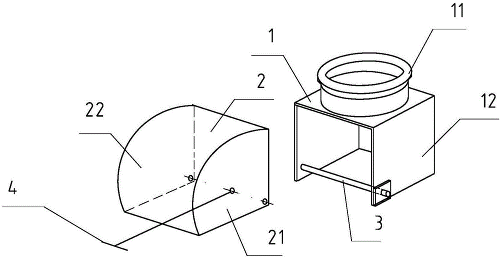 混凝土浇筑泵管弧形截止阀的制作方法