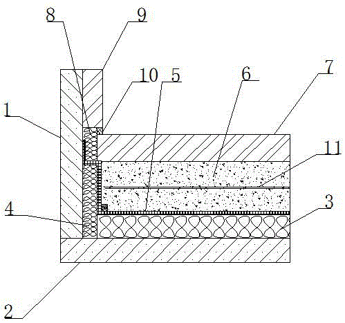减振隔声玻璃棉楼板结构的制作方法