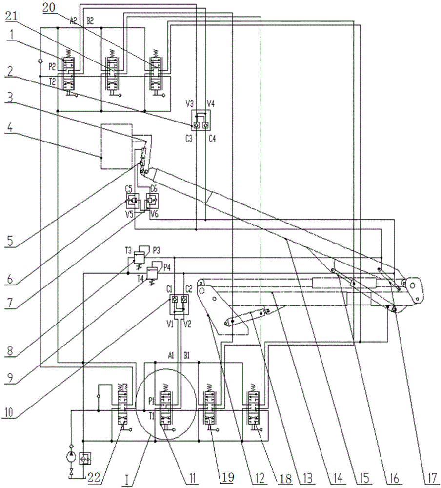 一种高空作业车静压调平系统的制作方法