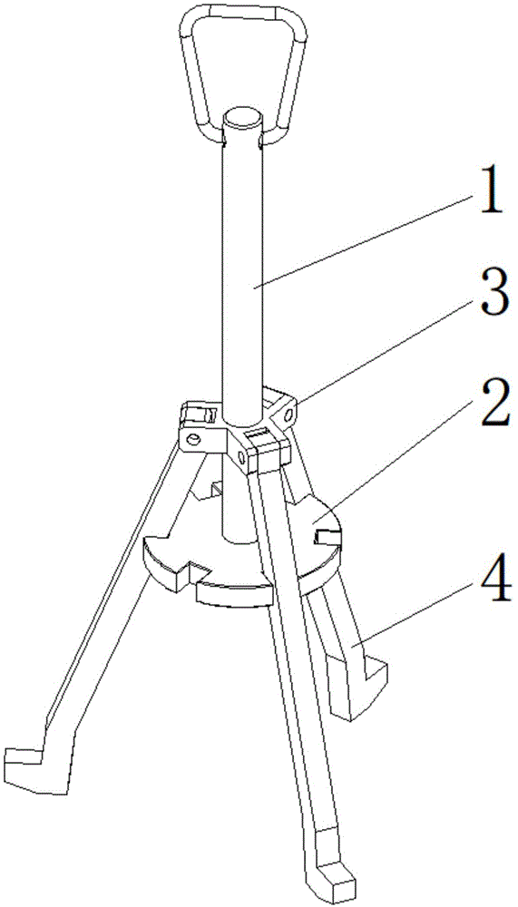 一种具有内圆孔的工件吊取反向抓具的制作方法