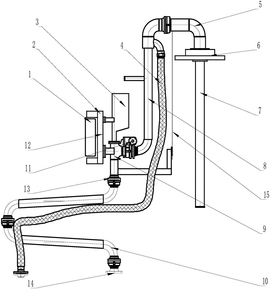 立式桁架火车液体装卸臂的制作方法