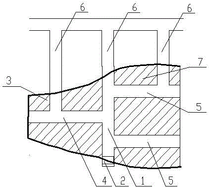 单双联合凿岩巷道布置结构的制作方法