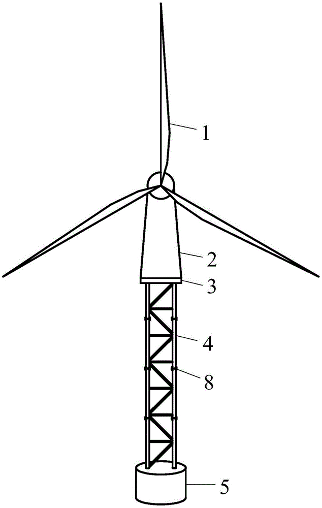 一种装配式预应力格构式钢管混凝土混合式风机塔架的制作方法