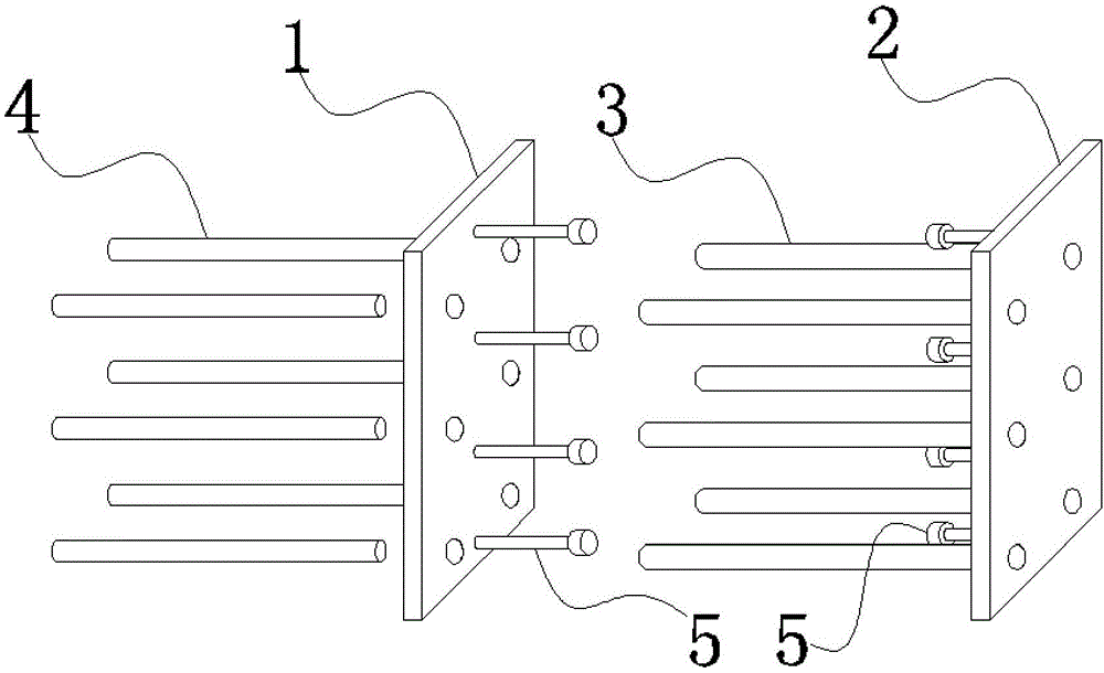 一种组合锚板和防屈曲支撑连接节点的制作方法