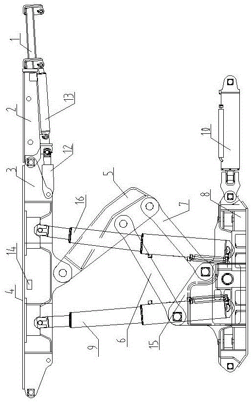 基于单元型巷道的超前液压支架装置的制作方法