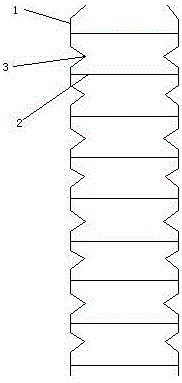 一种可折叠消防水带的制作方法