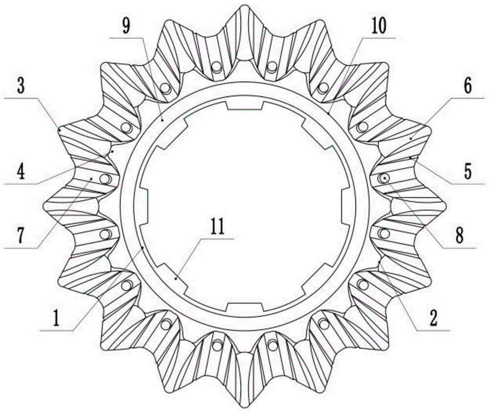 一种太阳轮的制作方法