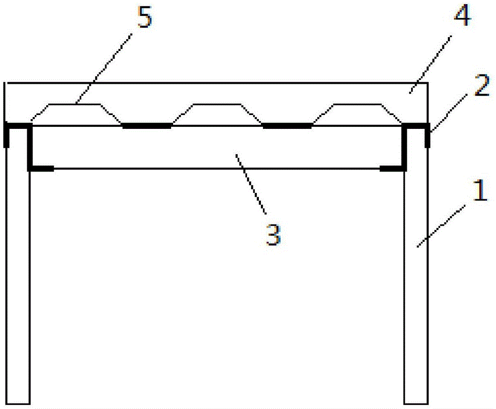 一种钢塑复合装配式建筑的楼层板结构的制作方法