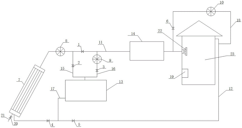 一种全天候冬季农村环保供暖系统的制作方法