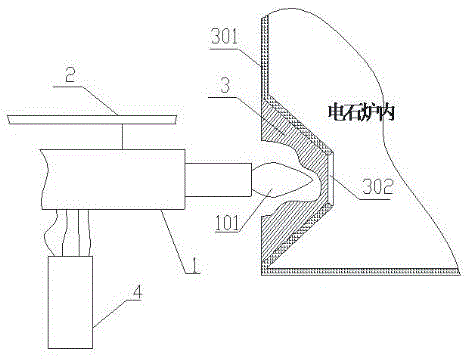 一种电石生产用等离子熔融器的制作方法