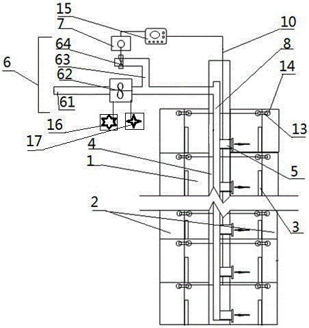 带空气压力检测装置的消防正压送风系统的制作方法