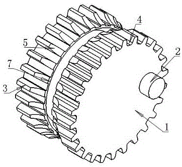 一种对称型稳定齿轮的制作方法